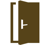 Door opening icon